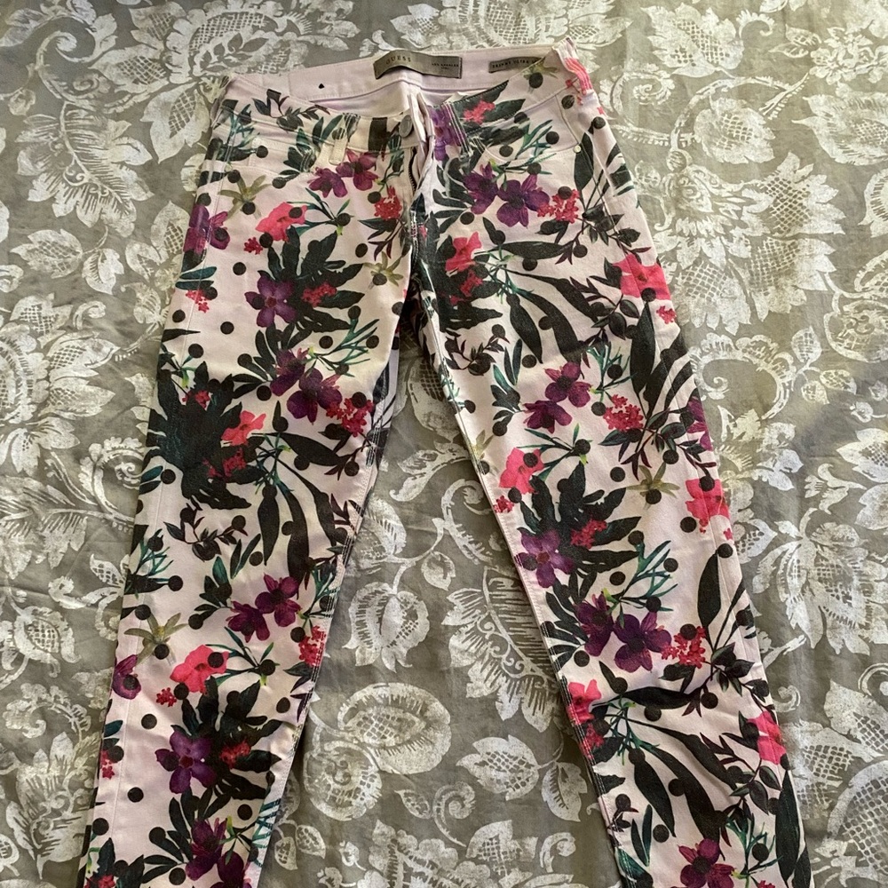 Jeans skinny flower guess